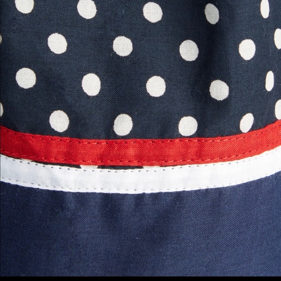 COPY - Modcloth Blue Polka Dot Skirt - Picture 4 of 5